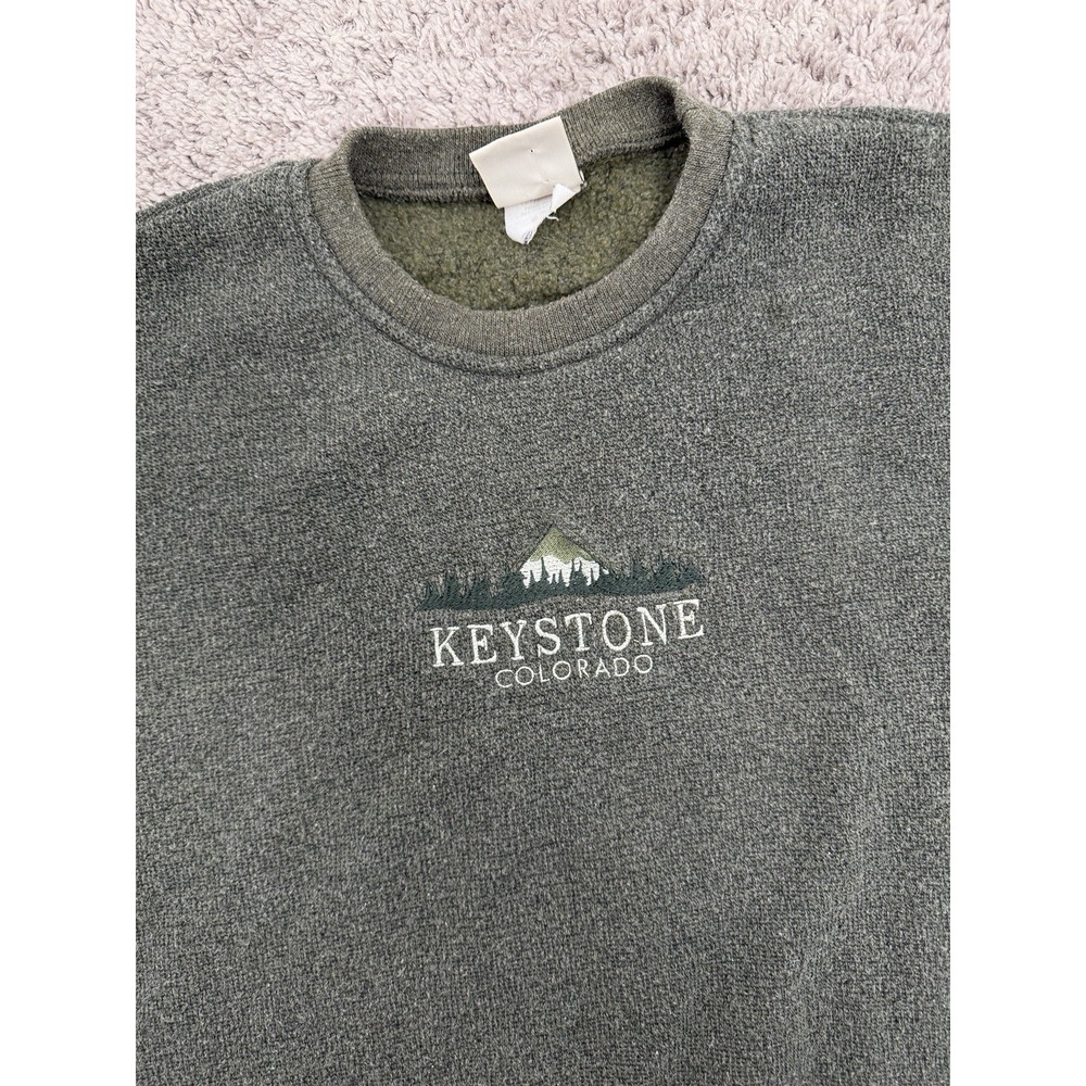 Green Brand Keystone Colorado Sweatshirt Crewneck Pullover Size L